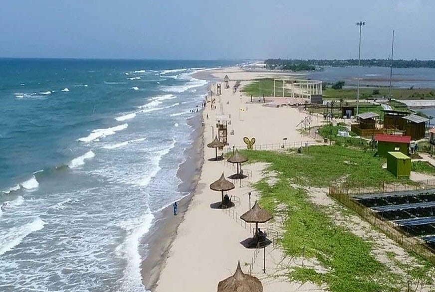 Eden Beach, Puducherry, India